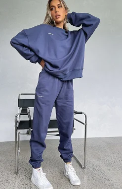 Sweatpants | White Fox Boutique Not An Issue Sweatpants Navy blue
