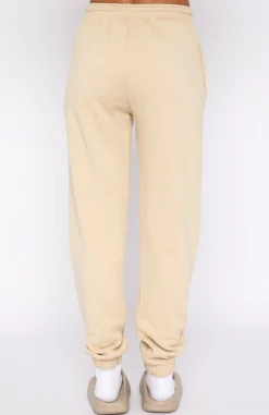 Sweatpants | White Fox Boutique Not An Issue Sweatpants Sand nude