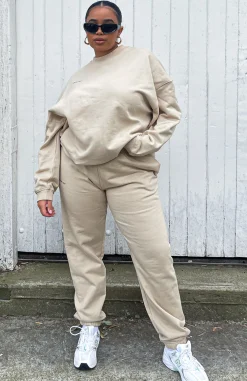 Sweatpants | White Fox Boutique Not An Issue Sweatpants Sand nude