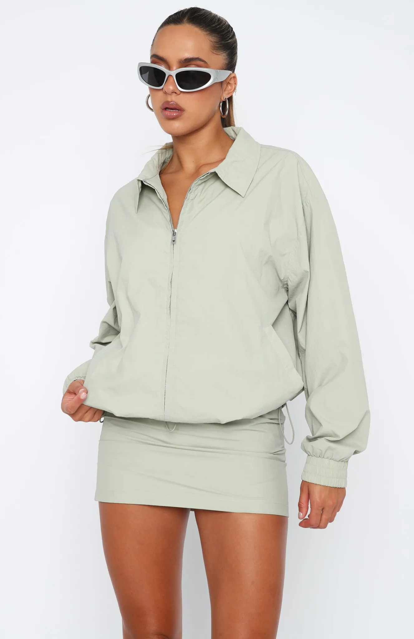 Jackets & Blazers | White Fox Boutique Off Duty Jacket Sage green