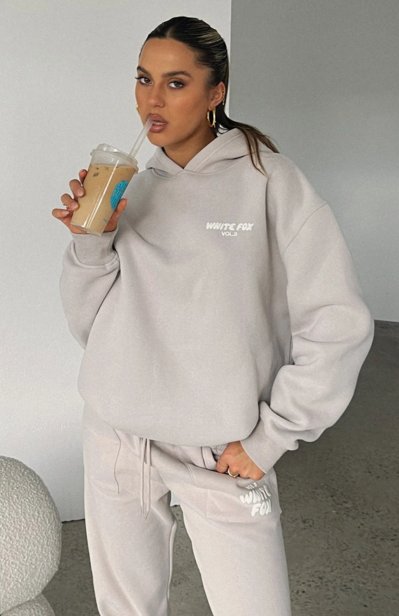Jackets & Blazers | White Fox Boutique Offstage Hoodie Moon grey