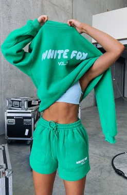 Shorts | White Fox Boutique Offstage Lounge Shorts Amazon green