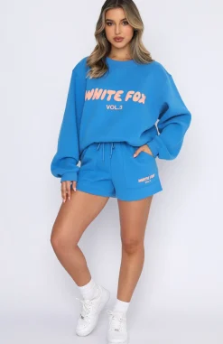 Shorts | White Fox Boutique Offstage Lounge Shorts Azure blue