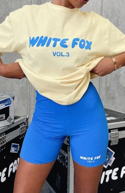 Shirts & Blouses | White Fox Boutique Offstage Oversized Tee Buttercream yellow