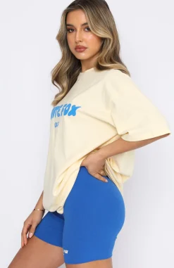 Shirts & Blouses | White Fox Boutique Offstage Oversized Tee Buttercream yellow