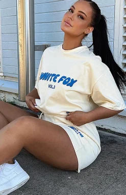Shirts & Blouses | White Fox Boutique Offstage Oversized Tee Buttercream yellow