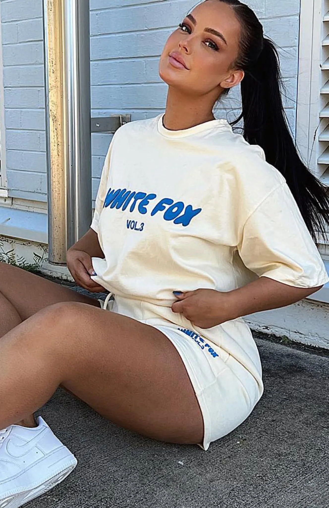 Shirts & Blouses | White Fox Boutique Offstage Oversized Tee Buttercream yellow