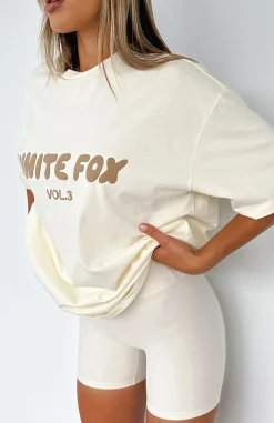 Shirts & Blouses | White Fox Boutique Offstage Oversized Tee Cream white