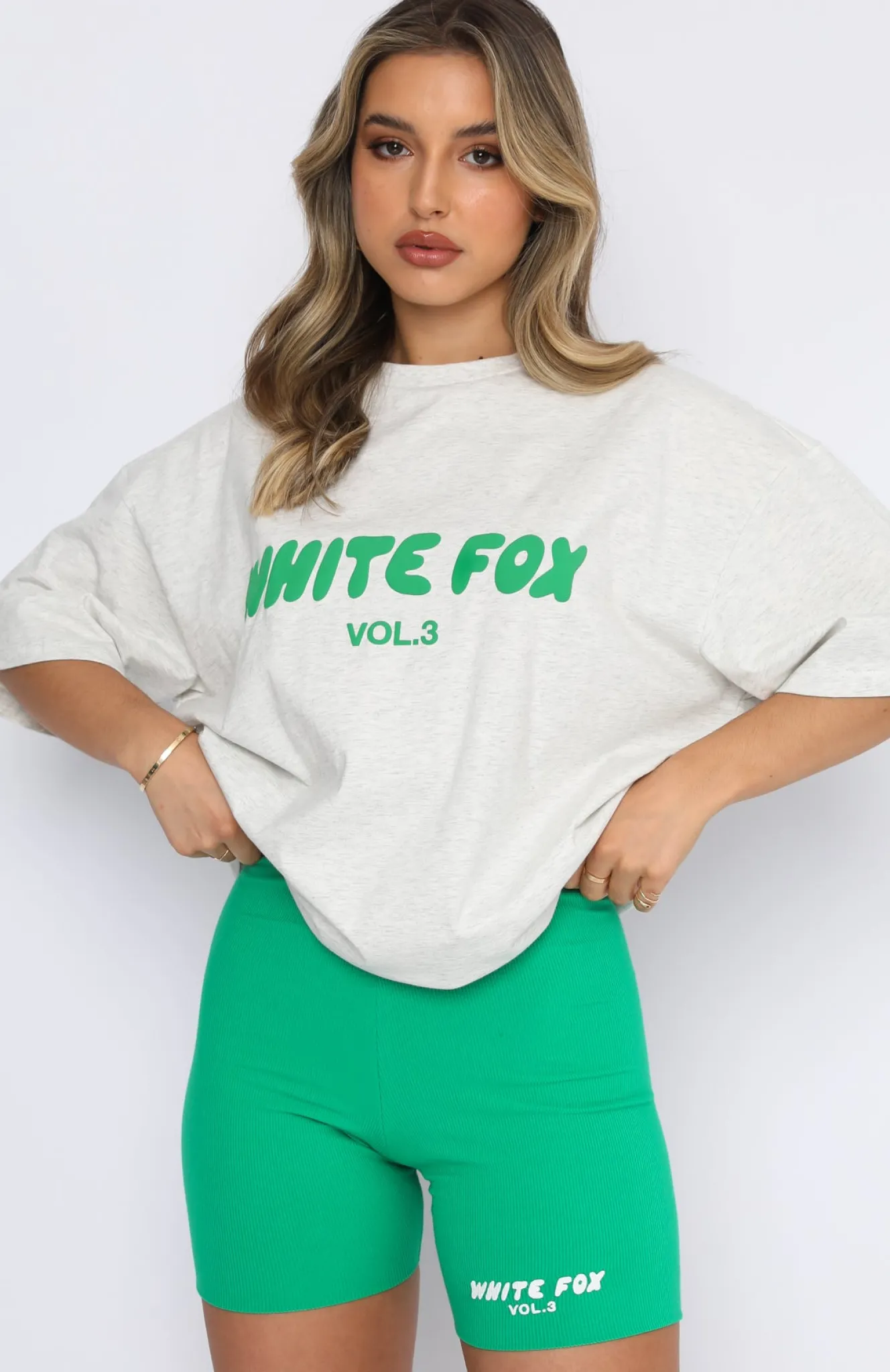 Shirts & Blouses | White Fox Boutique Offstage Oversized Tee Glacier grey