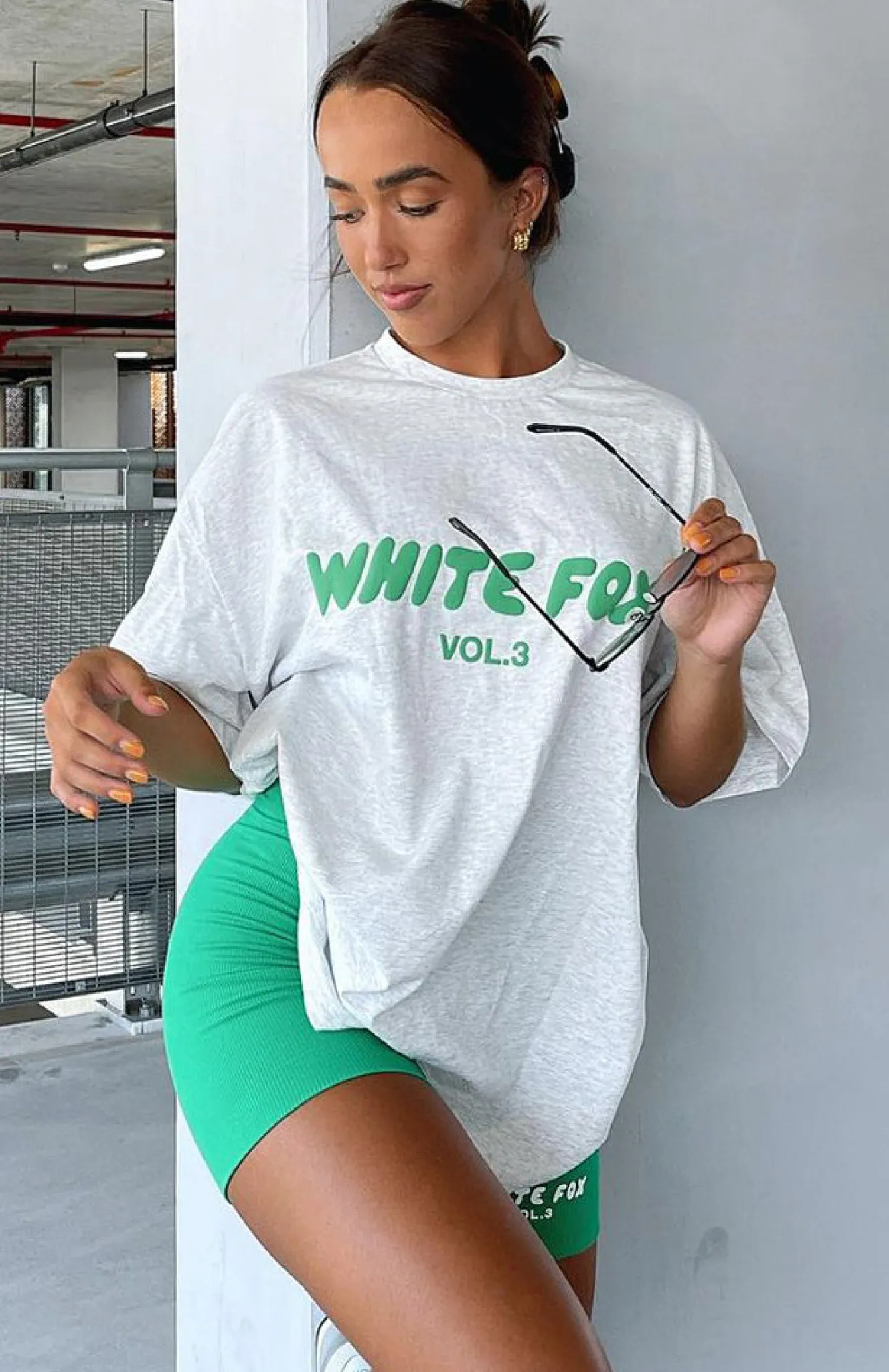 Shirts & Blouses | White Fox Boutique Offstage Oversized Tee Glacier grey