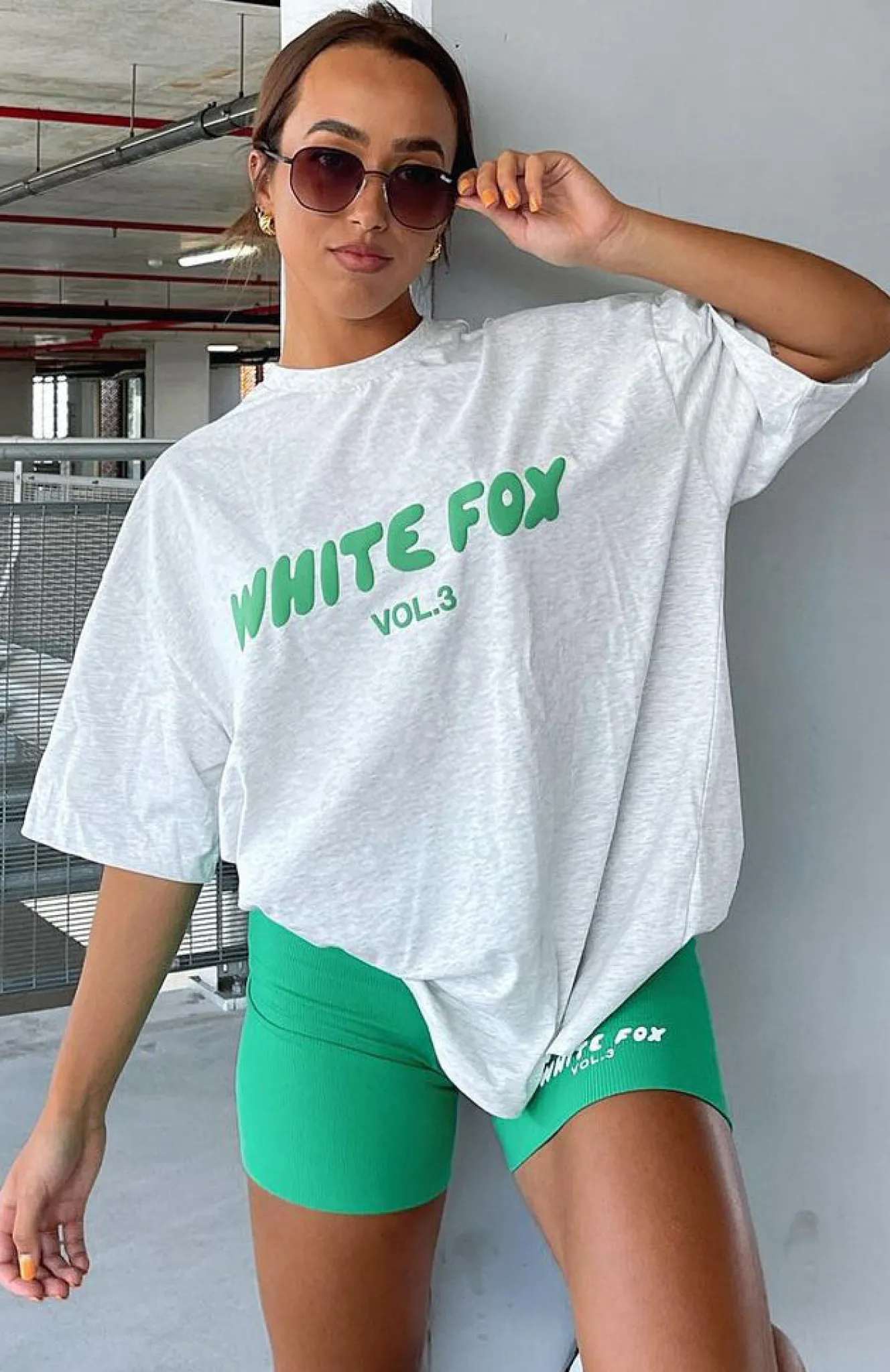 Shirts & Blouses | White Fox Boutique Offstage Oversized Tee Glacier grey