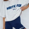Shirts & Blouses | White Fox Boutique Offstage Oversized Tee Mineral grey