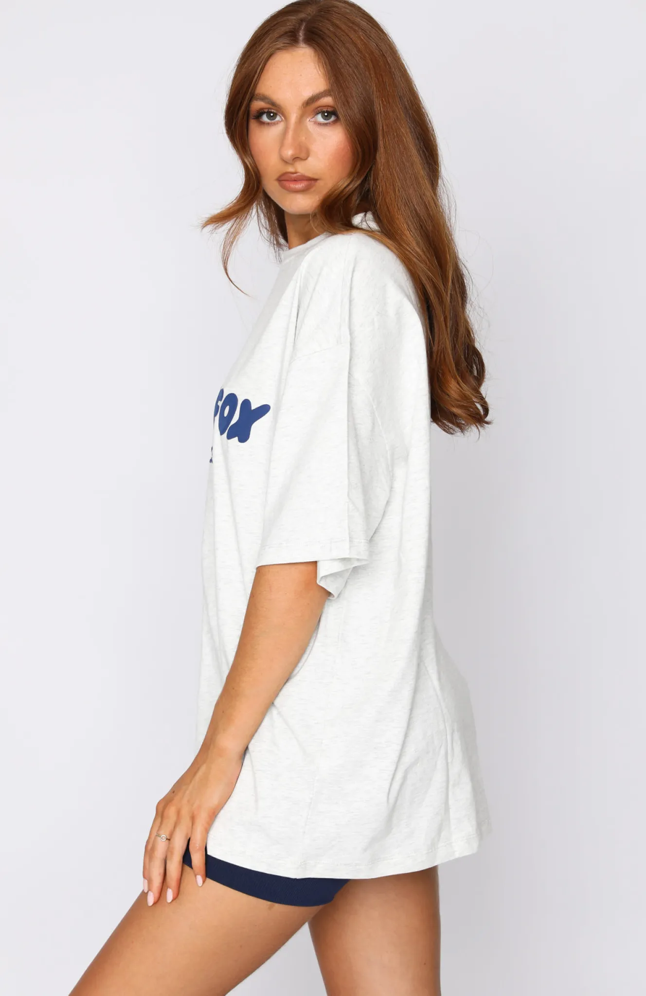 Shirts & Blouses | White Fox Boutique Offstage Oversized Tee Mineral grey