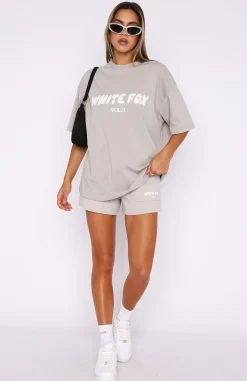 Shirts & Blouses | White Fox Boutique Offstage Oversized Tee Moon grey