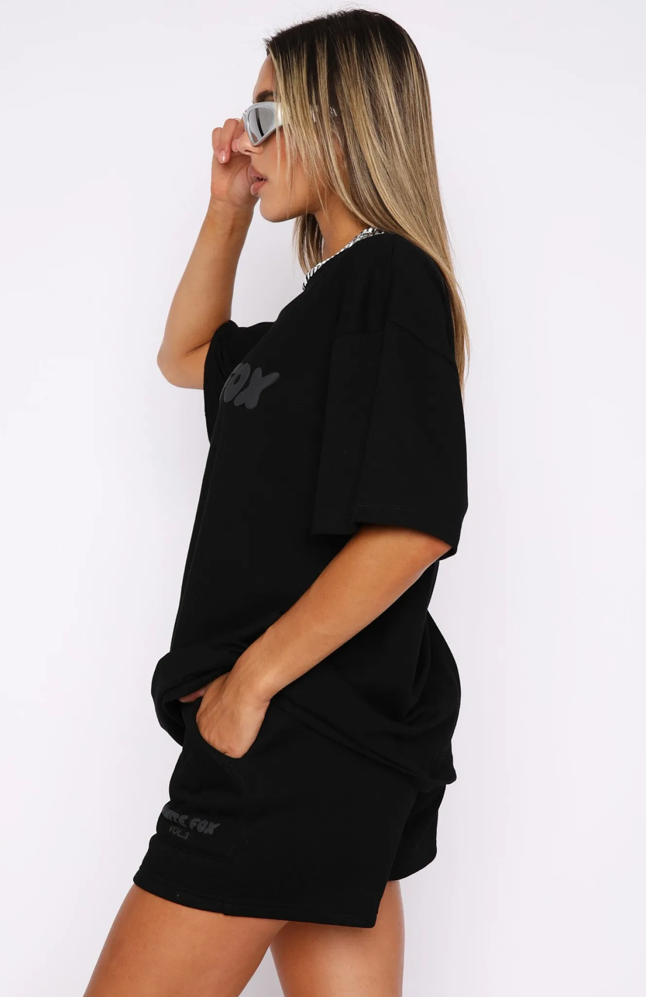 Shirts & Blouses | White Fox Boutique Offstage Oversized Tee Onyx black