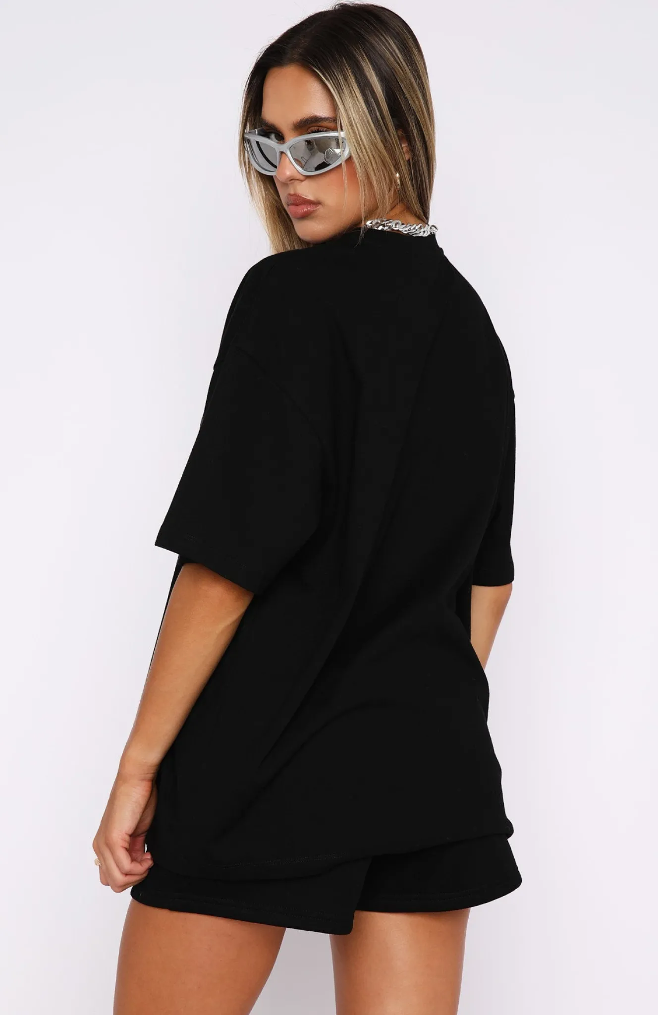 Shirts & Blouses | White Fox Boutique Offstage Oversized Tee Onyx black