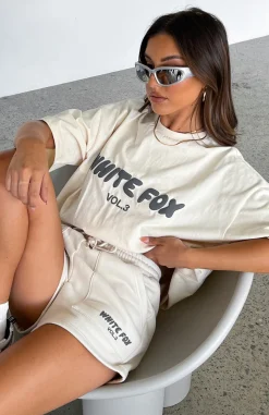 Shirts & Blouses | White Fox Boutique Offstage Oversized Tee Pebble nude