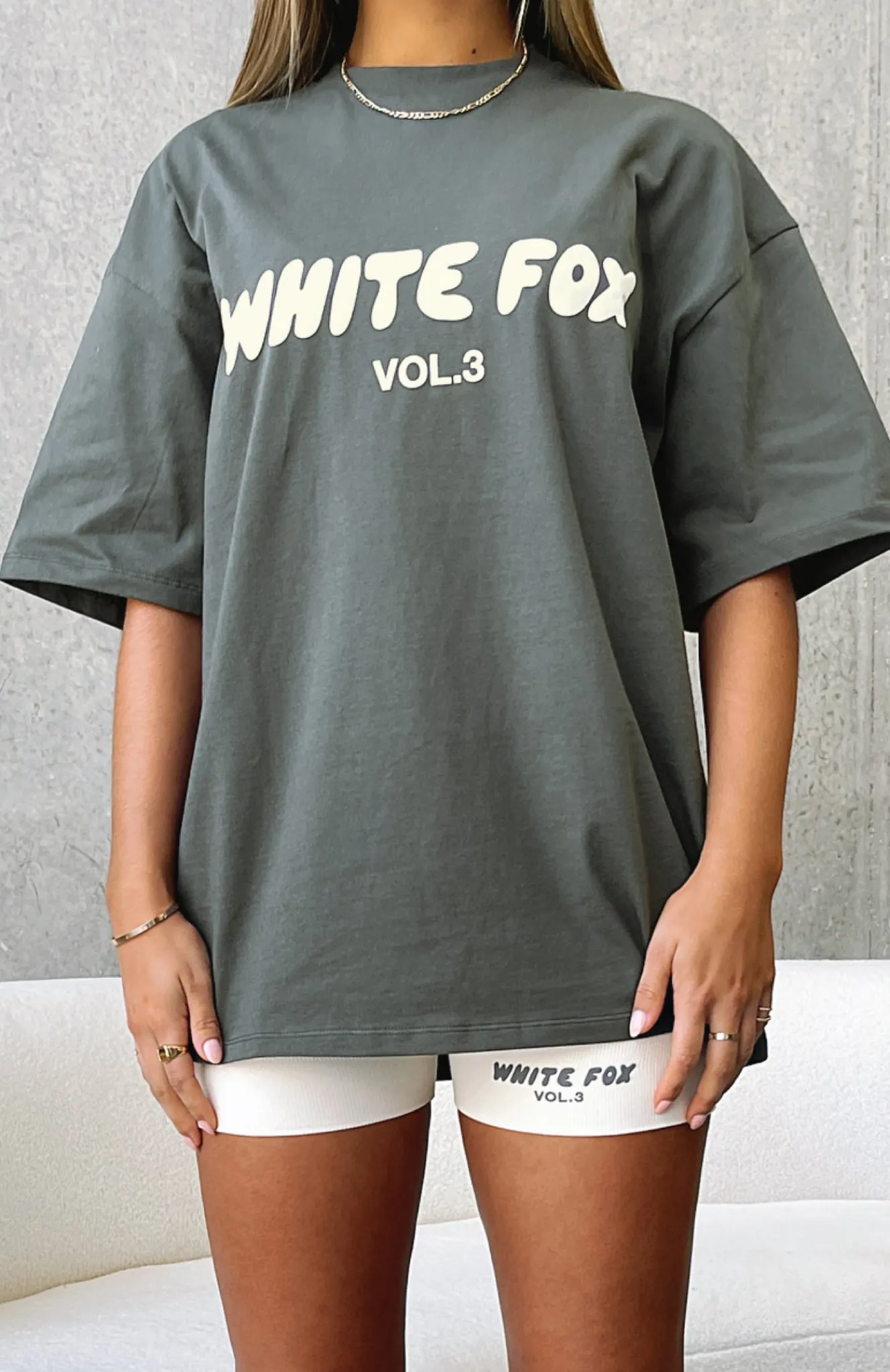 Shirts & Blouses | White Fox Boutique Offstage Oversized Tee Shadow grey