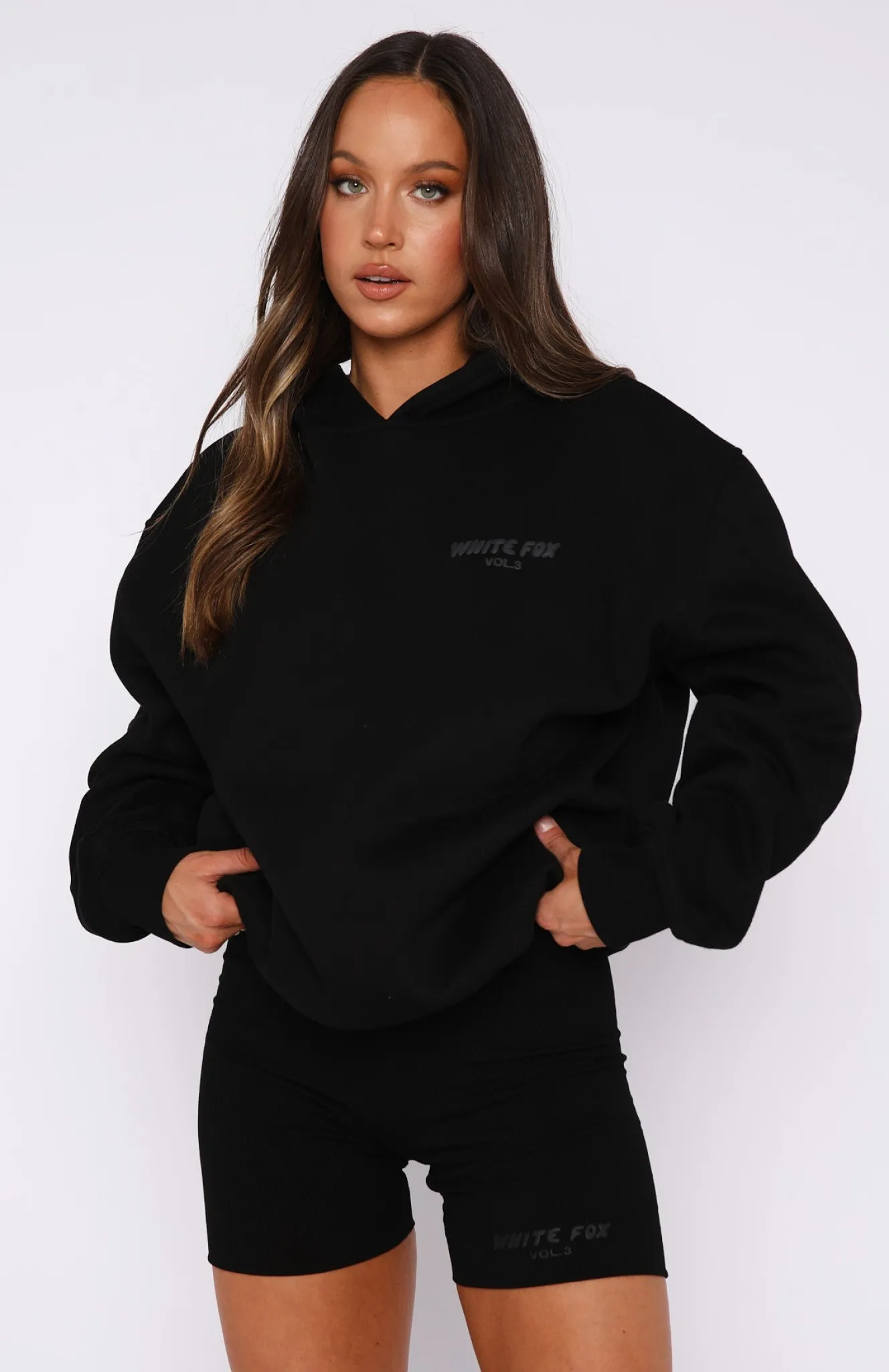 Shorts | White Fox Boutique Offstage Ribbed Bike Shorts Onyx black