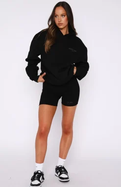 Shorts | White Fox Boutique Offstage Ribbed Bike Shorts Onyx black