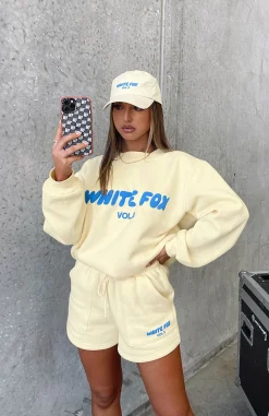 Jackets & Blazers | White Fox Boutique Offstage Sweater Buttercream yellow