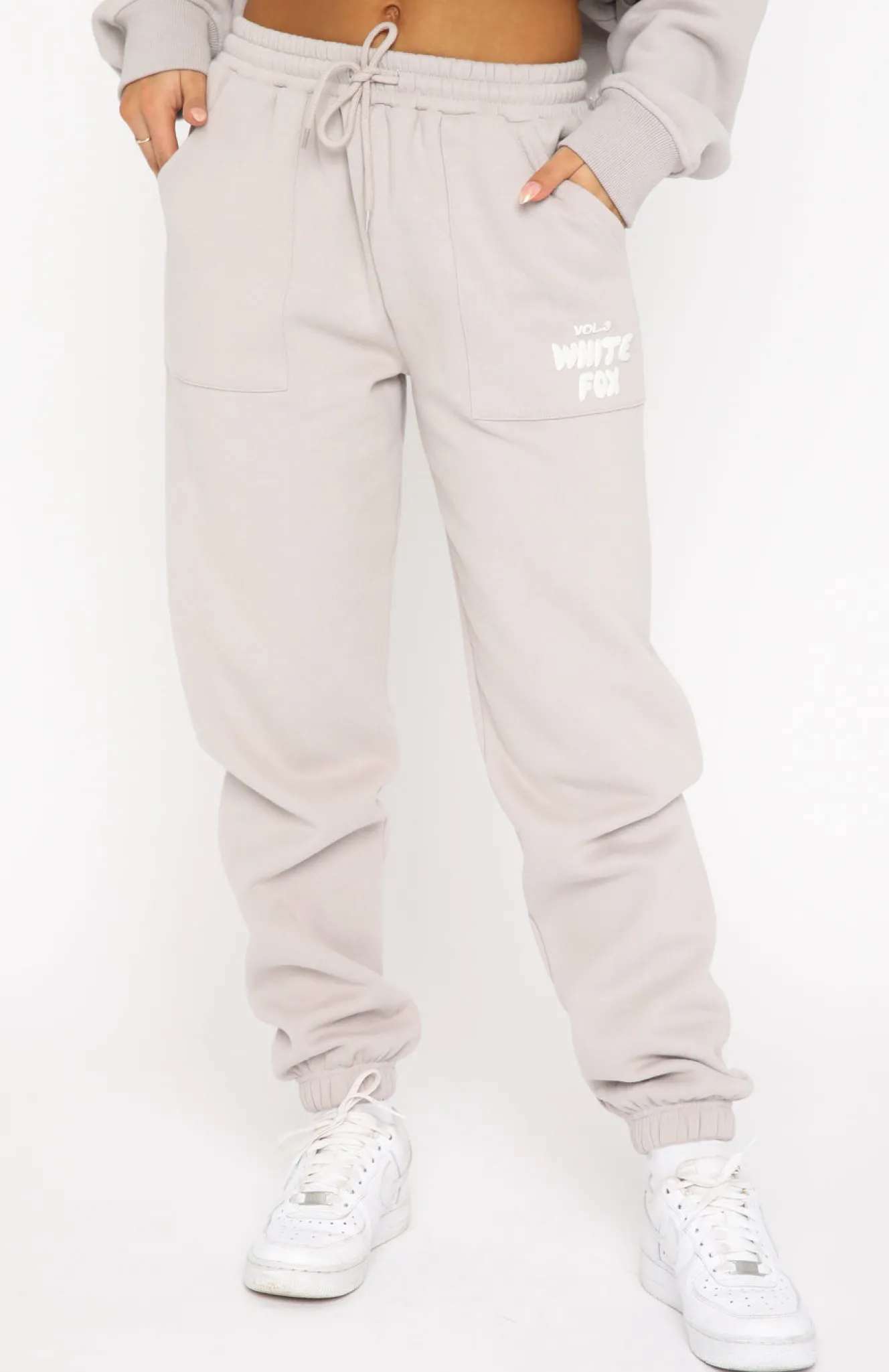 Sweatpants | White Fox Boutique Offstage Sweatpants Moon grey