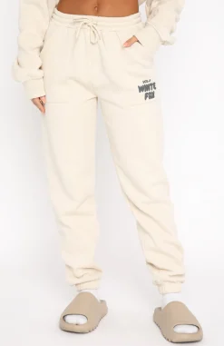 Sweatpants | White Fox Boutique Offstage Sweatpants Pebble nude