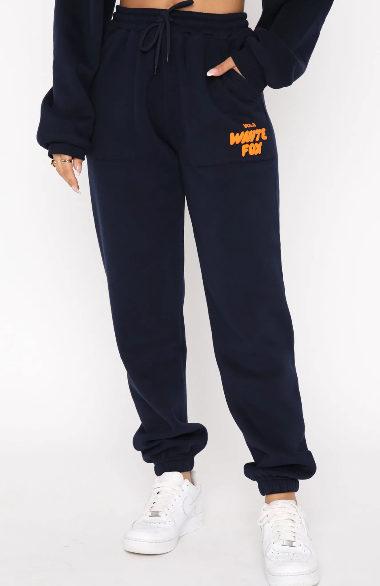 Sweatpants | White Fox Boutique Offstage Sweatpants Space Navy blue