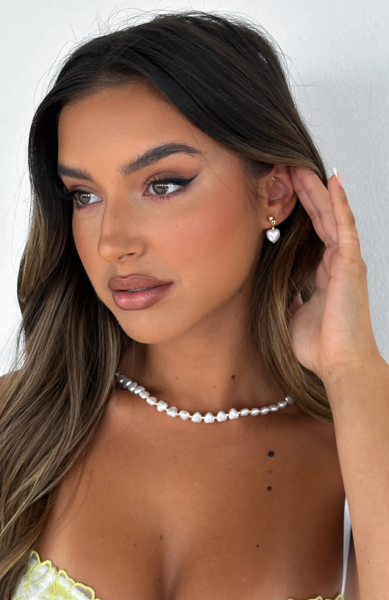 Jewellery | White Fox Boutique Olivia Pearl Set Gold white