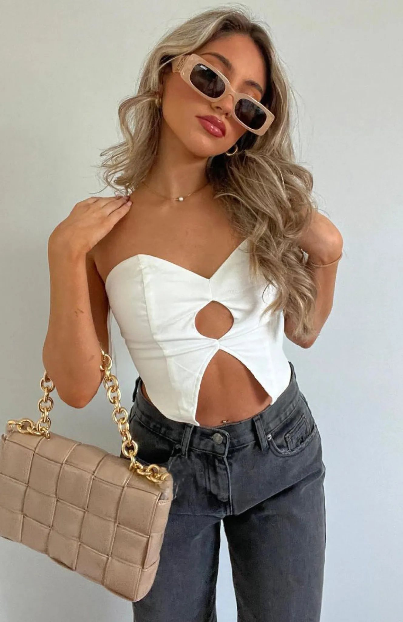 Shirts & Blouses | White Fox Boutique On The Weekend Crop white