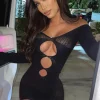 Restocked | White Fox Boutique One Of A Kind Mini Dress black