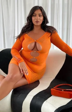 Restocked | White Fox Boutique One Of A Kind Mini Dress orange