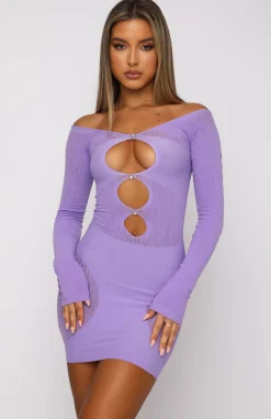 Long Sleeve Dresses | White Fox Boutique One Of A Kind Mini Dress purple
