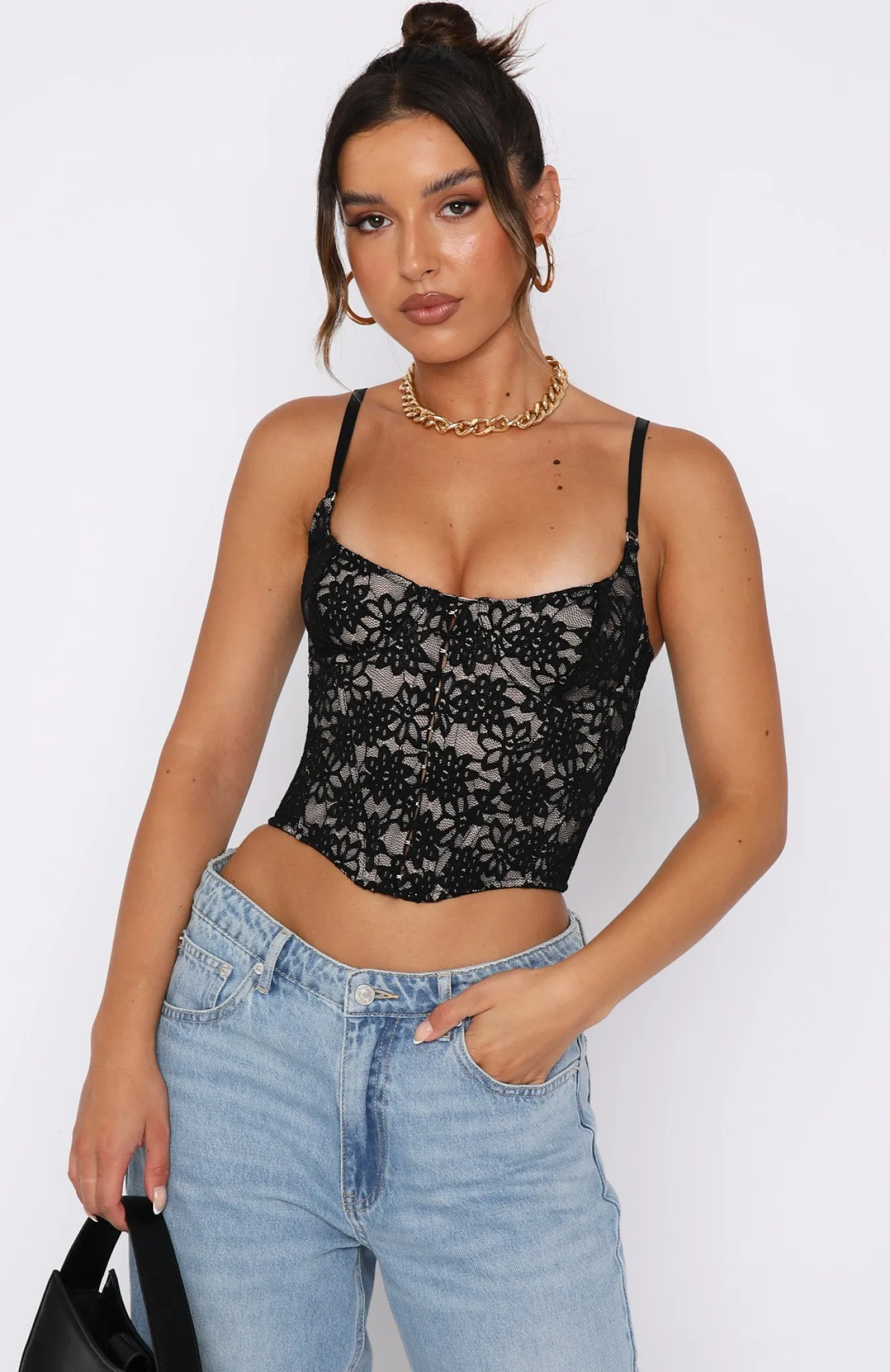 Shirts & Blouses | White Fox Boutique Ordinary Life Bustier black