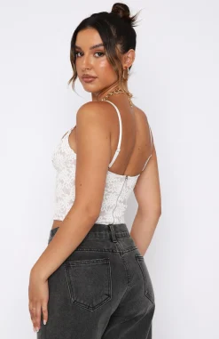 Shirts & Blouses | White Fox Boutique Ordinary Life Bustier white