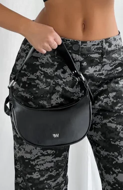 Bags | White Fox Boutique Orelia Bag Crinkle PU black