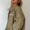 Jackets & Blazers | White Fox Boutique Out Of Tune Jacket Moss green