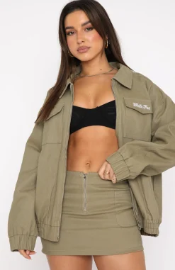 Jackets & Blazers | White Fox Boutique Out Of Tune Jacket Moss green