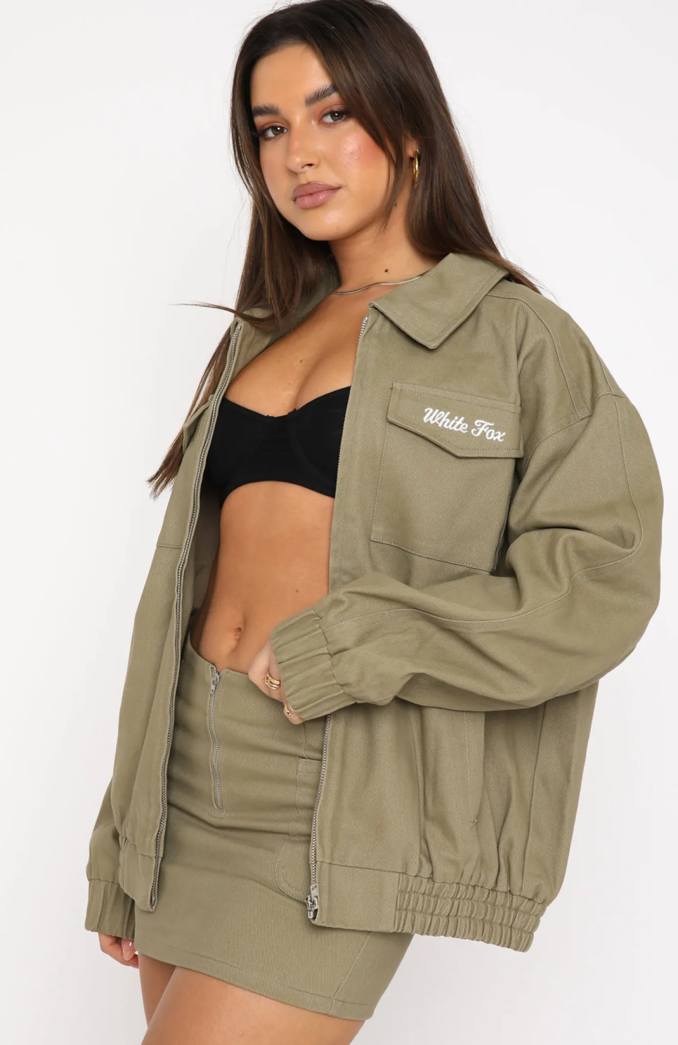 Jackets & Blazers | White Fox Boutique Out Of Tune Jacket Moss green