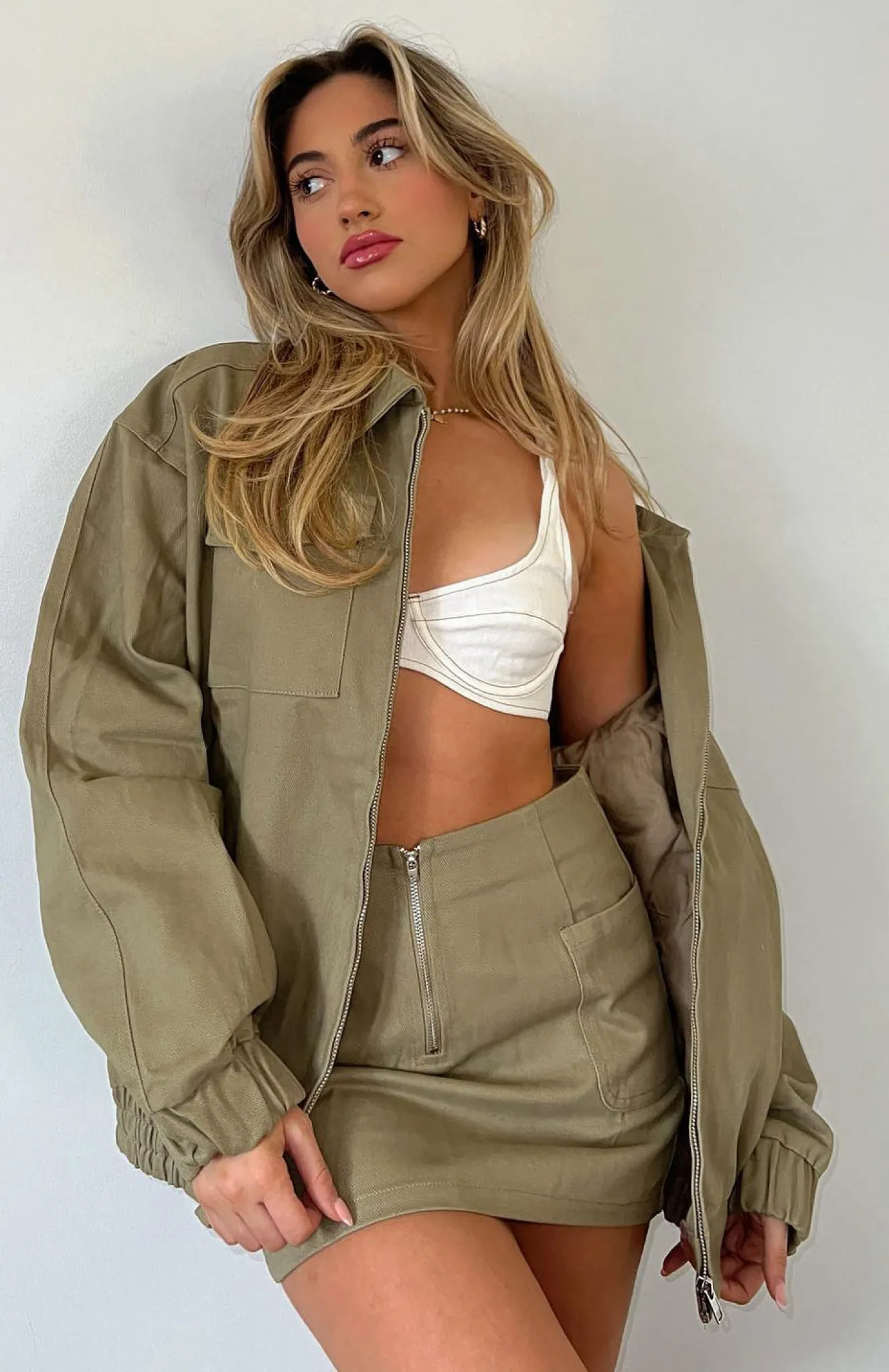 Jackets & Blazers | White Fox Boutique Out Of Tune Jacket Moss green
