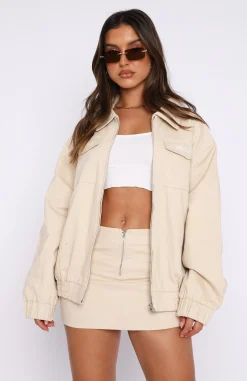 Jackets & Blazers | White Fox Boutique Out Of Tune Jacket Oatmeal nude