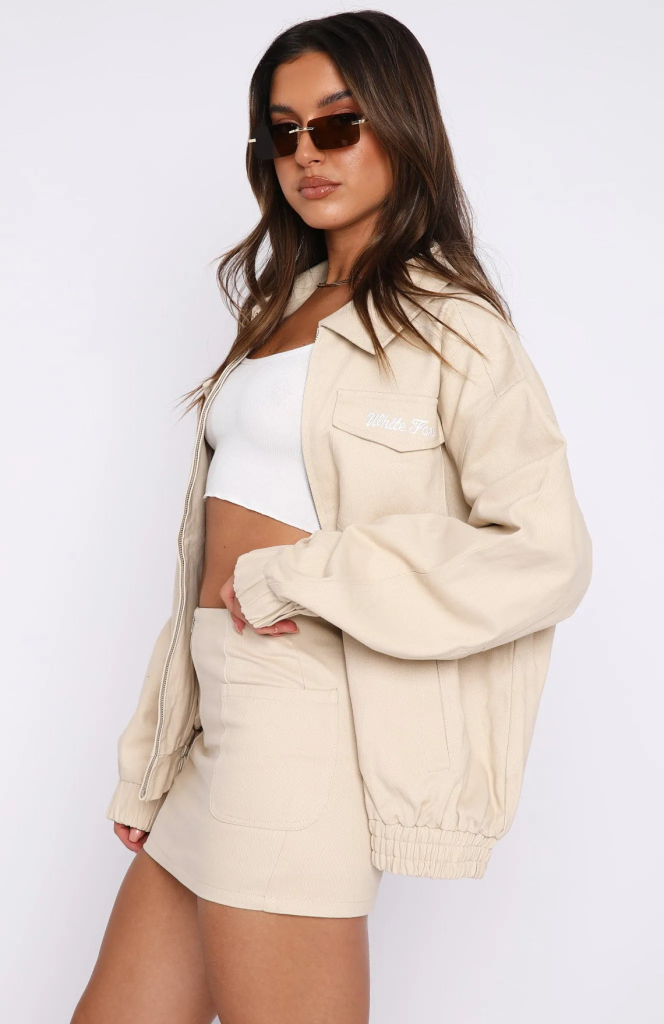 Jackets & Blazers | White Fox Boutique Out Of Tune Jacket Oatmeal nude