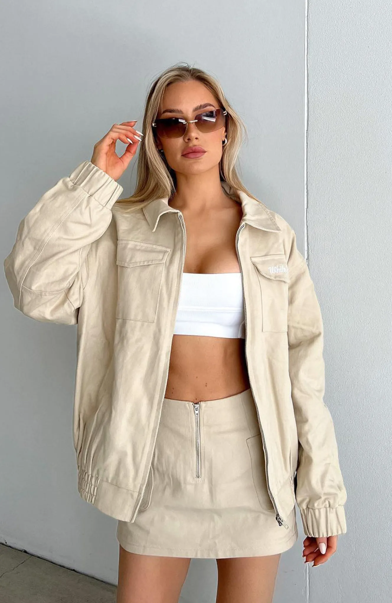 Jackets & Blazers | White Fox Boutique Out Of Tune Jacket Oatmeal nude