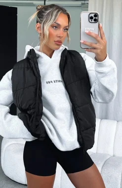 Jackets & Blazers | White Fox Boutique Outside The Lines Puffer Vest black