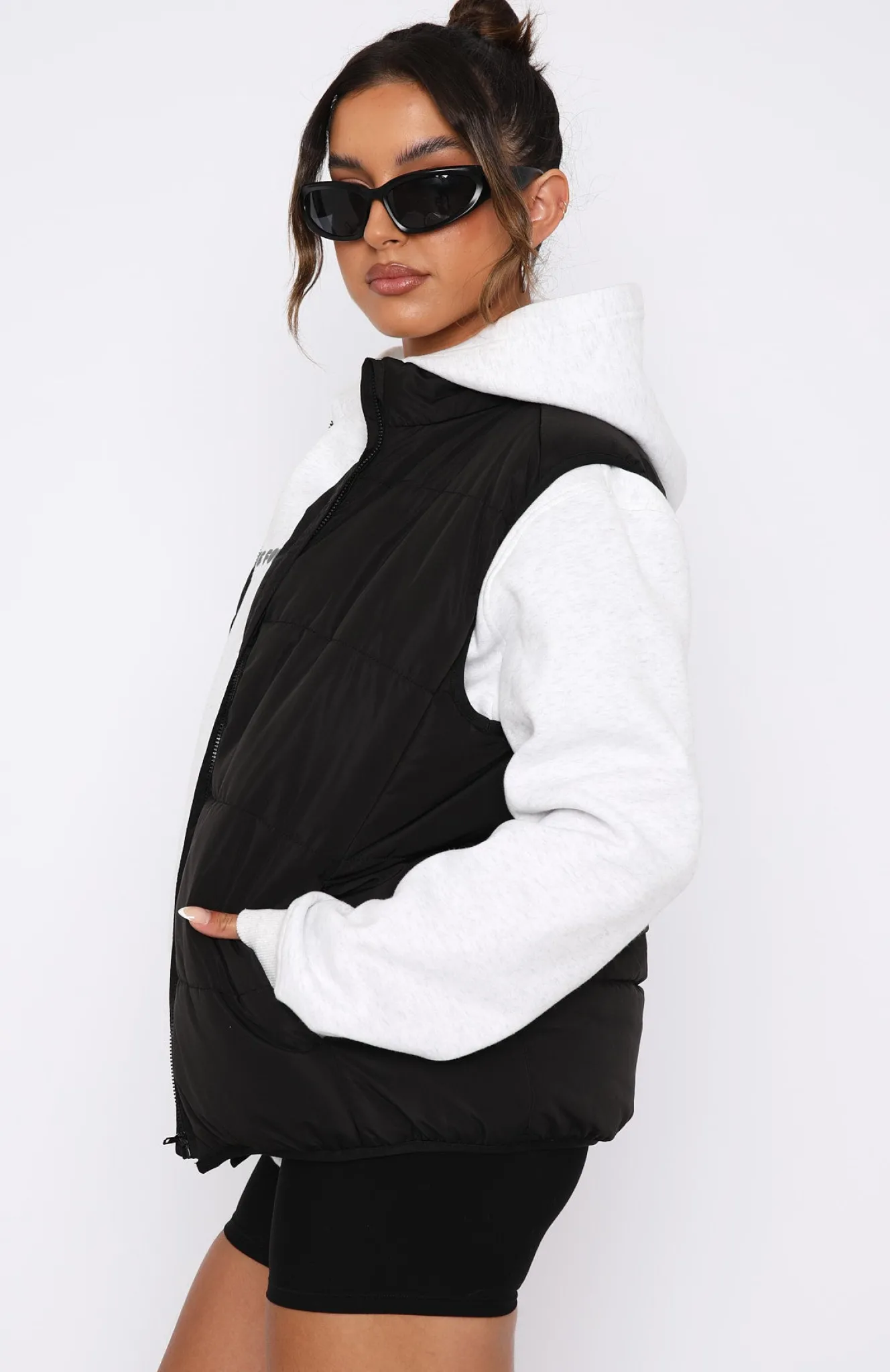 Jackets & Blazers | White Fox Boutique Outside The Lines Puffer Vest black