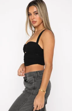 Shirts & Blouses | White Fox Boutique Over To You Crop black