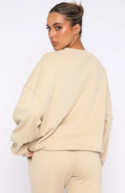 Jackets & Blazers | White Fox Boutique Own The Moment Sweater Sand nude