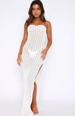 Resort Wear | White Fox Boutique Paradise Feeling Maxi Dress white