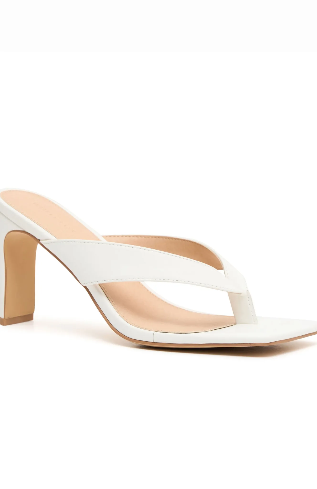 Heels | White Fox Boutique Parker Mules PU white