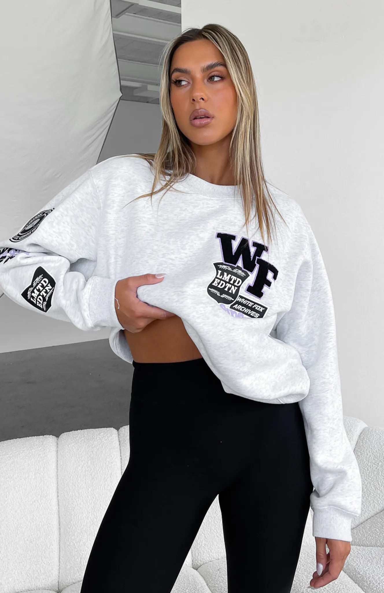 Jackets & Blazers | White Fox Boutique Part Of History Oversized Sweater Marle grey